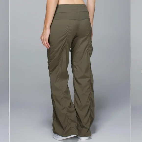 Lululemon Studio Pant Fatigue Green Size 12 - Picture 2 of 10